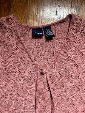 Women's Rose Sweater Vest Knit Top